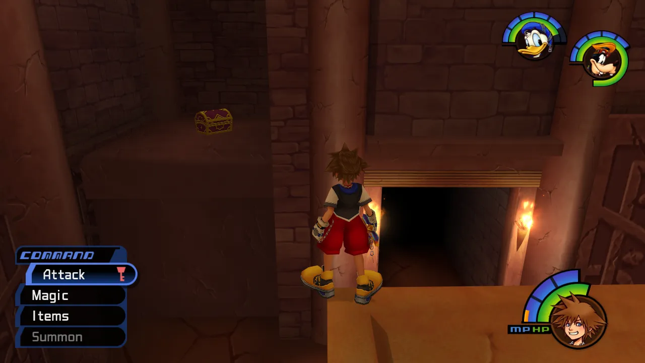 Agrabah Cave of Wonders Hall Near Bottomless Hall Chest